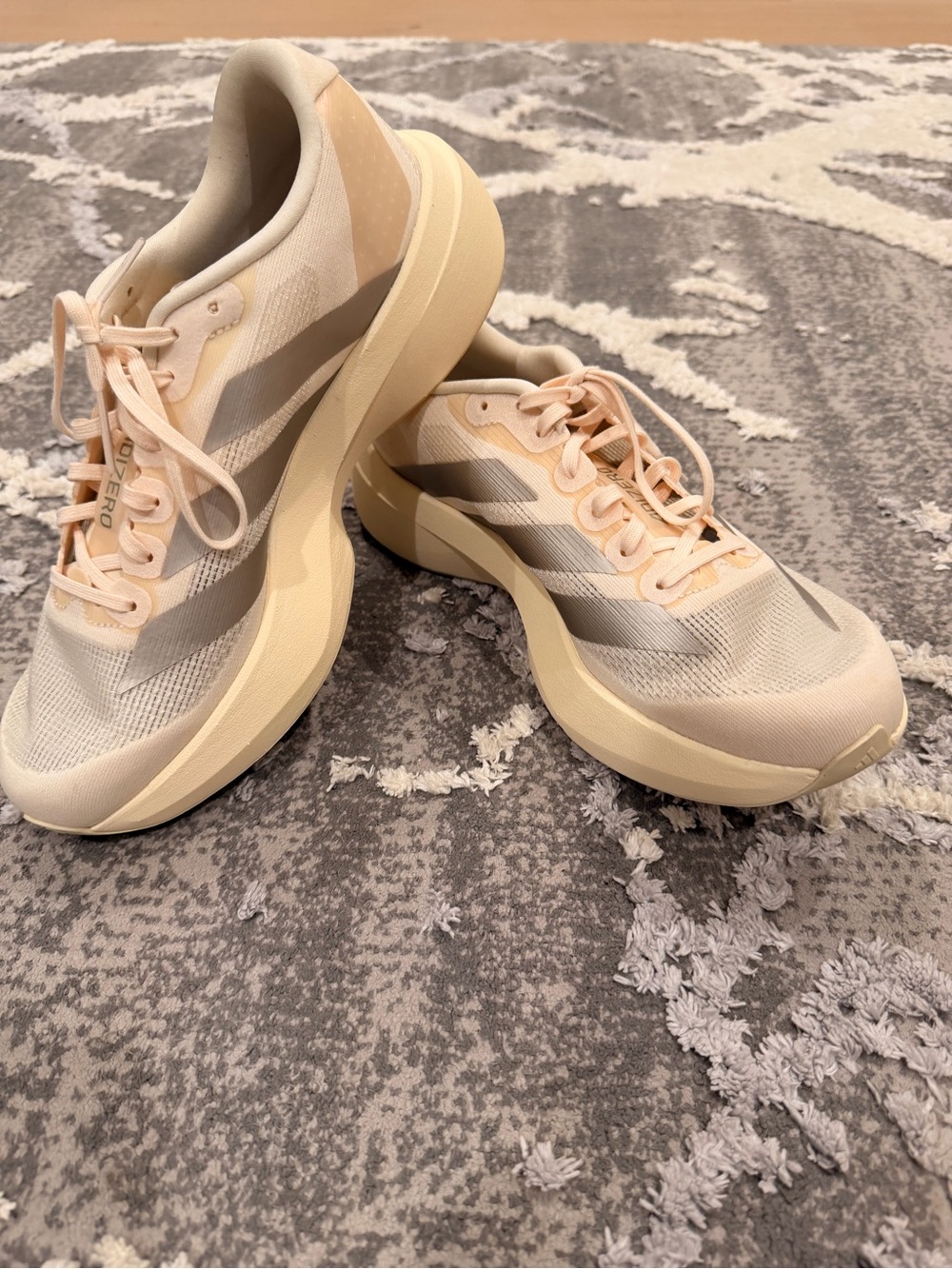 adidas women's Neutral Running Shoes in Cream and Beige